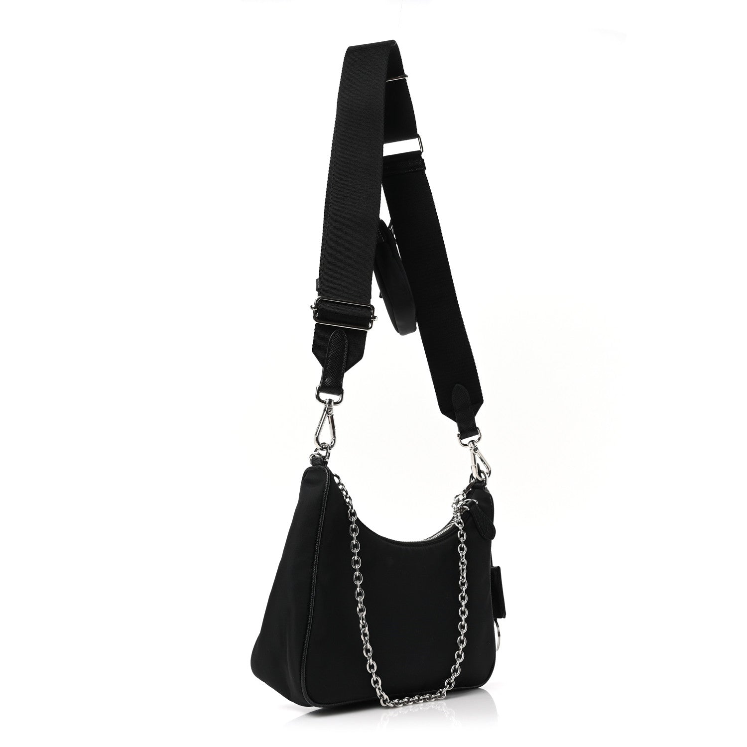 Prada Re-Nylon Saffiano Re-Edition 2005 Shoulder Bag Black 3 of 10
