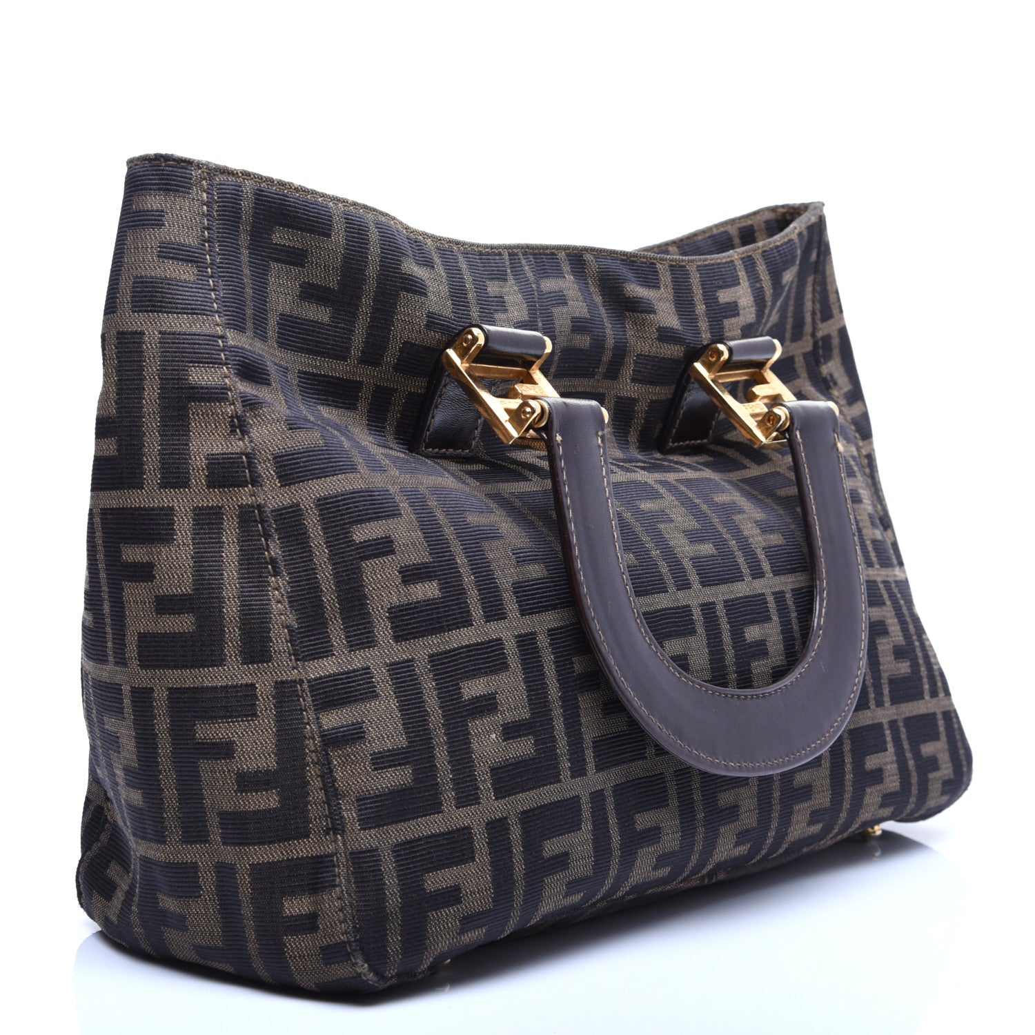 Fendi Zucca Tote Tobacco Brown 3 of 13