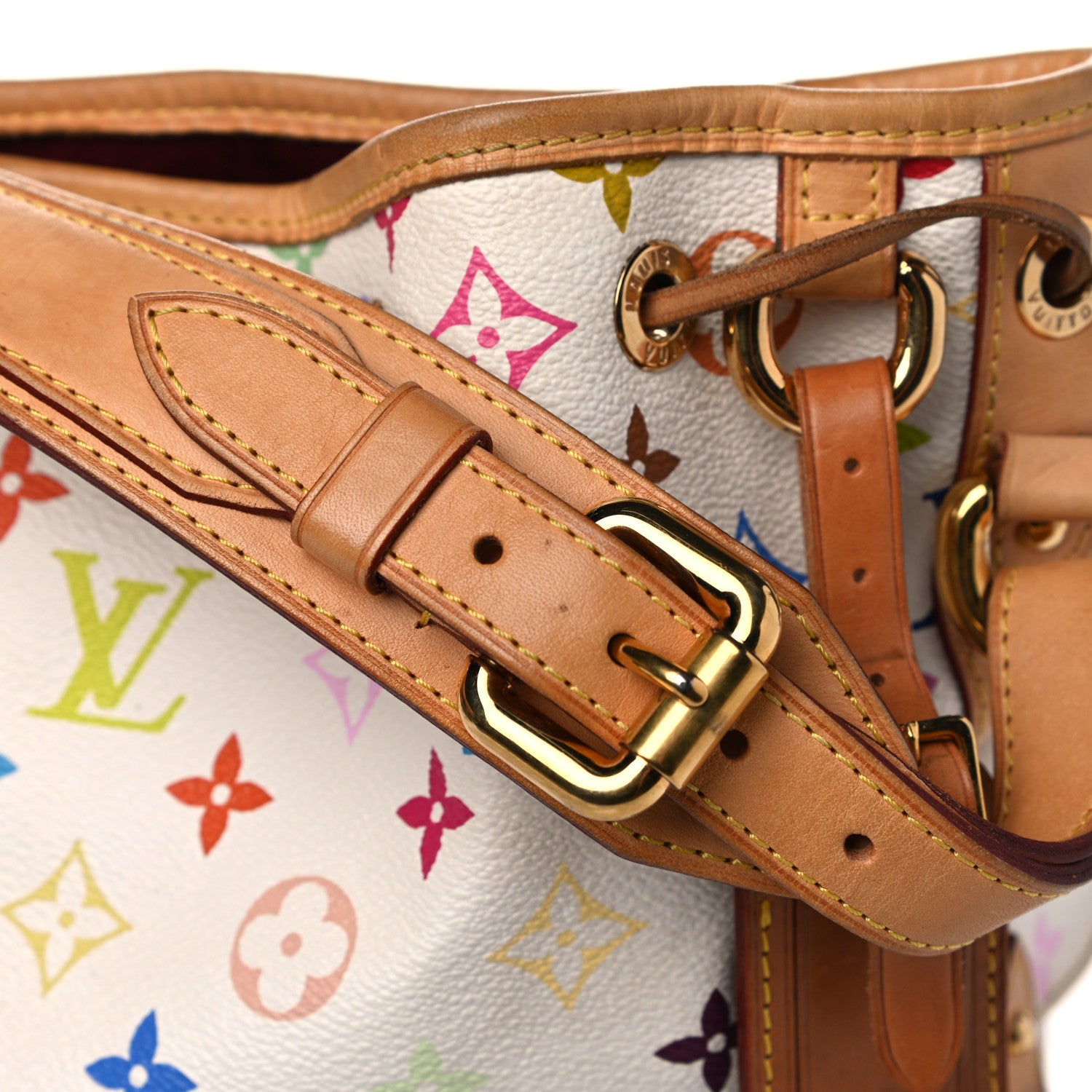 Louis Vuitton Monogram Multicolor Petit Noe White 14 of 14