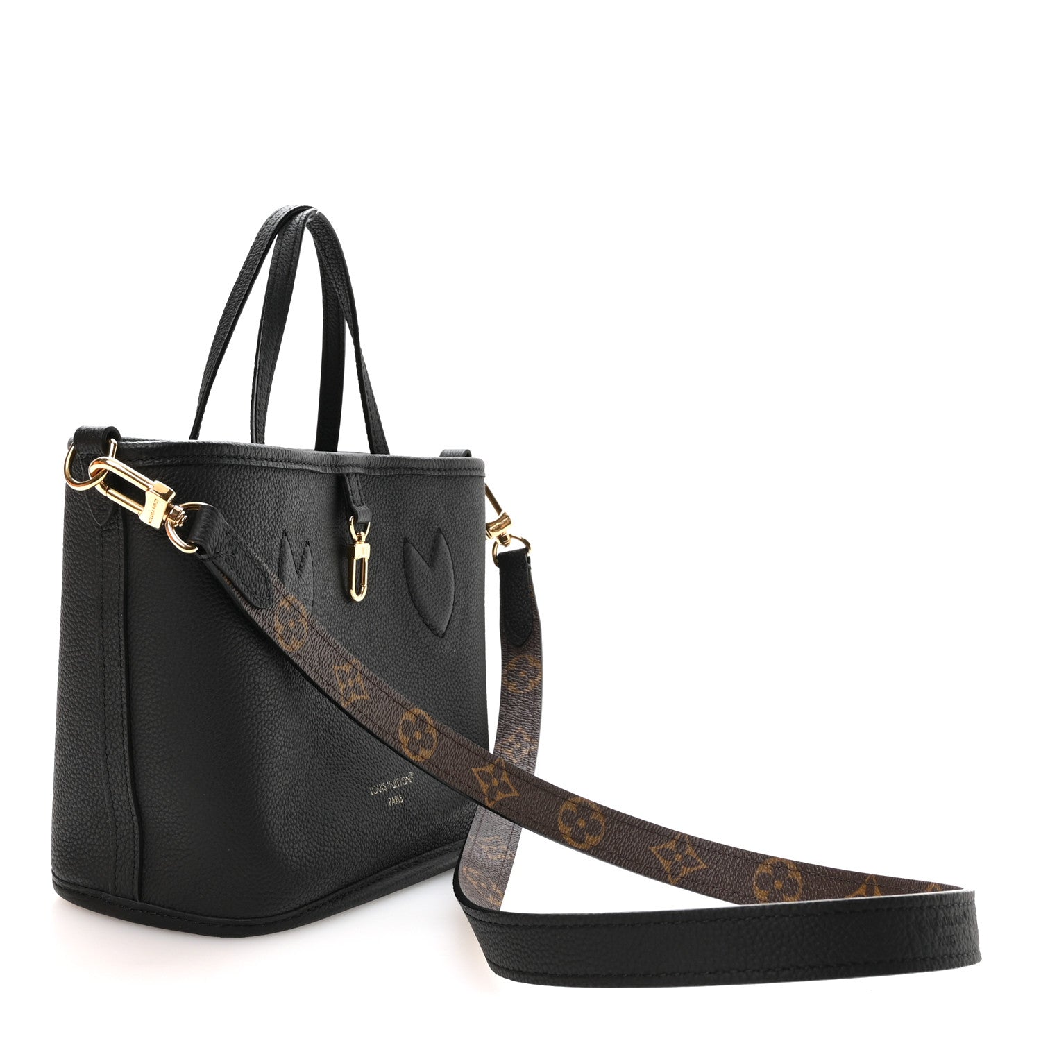 Louis Vuitton Monogram Neverfull Inside Out Bandouliere BB Black 5 of 18