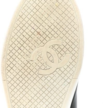 Chanel Calfskin CC Womens Sneakers 38 Black 8 of 14