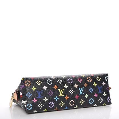Louis Vuitton Monogram Multicolor Cosmetic Pouch Black Grenade 4 of 6