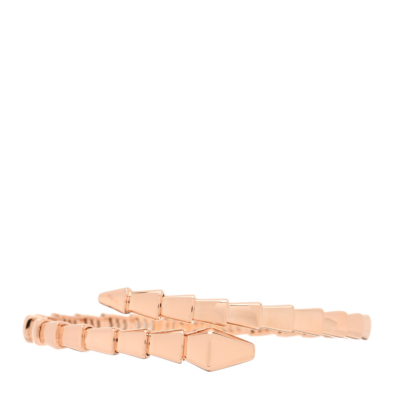 Bulgari 18K Rose Gold Serpenti Viper Bracelet S 1 of 3