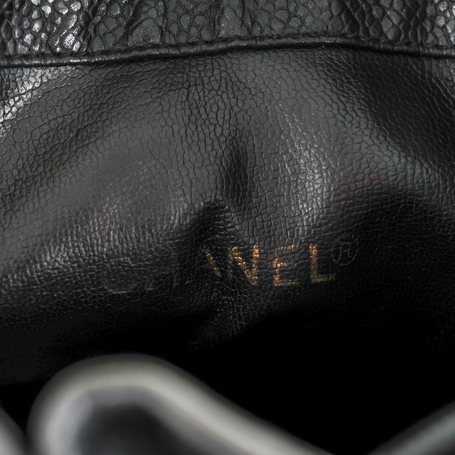 Chanel Caviar CC Drawstring Shoulder Bag Black 6 of 8