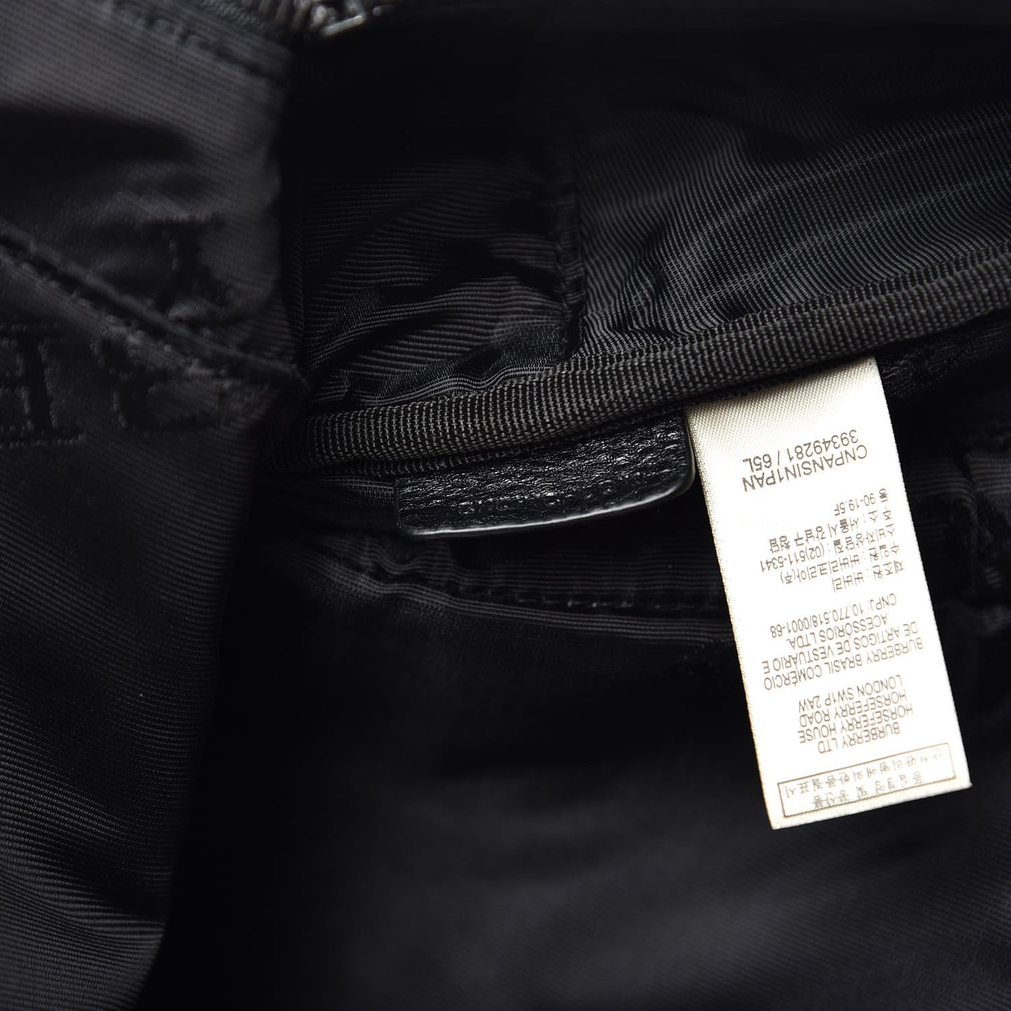 Calfskin Backpack Black