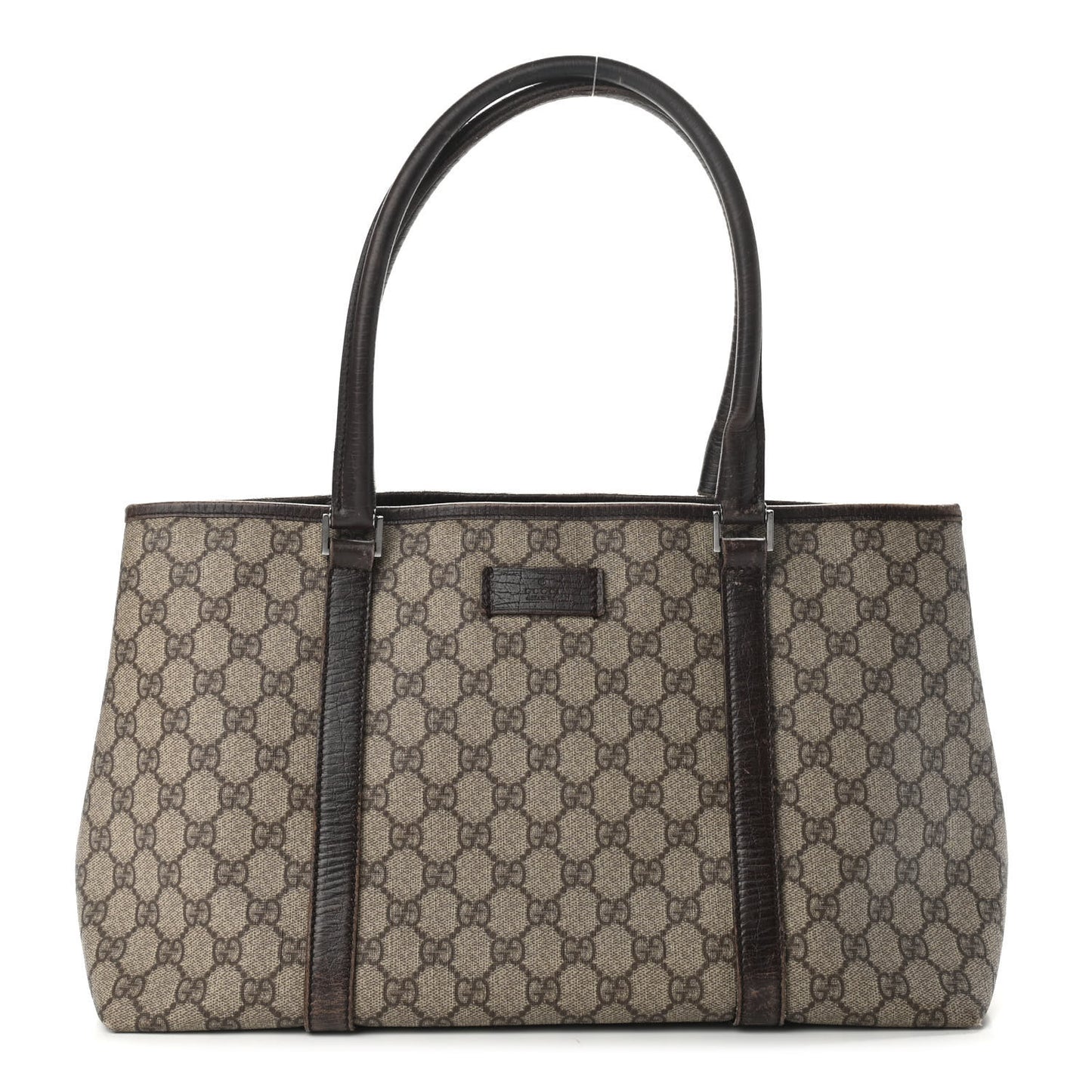 GG Plus Monogram Medium Joy Tote Dark Brown