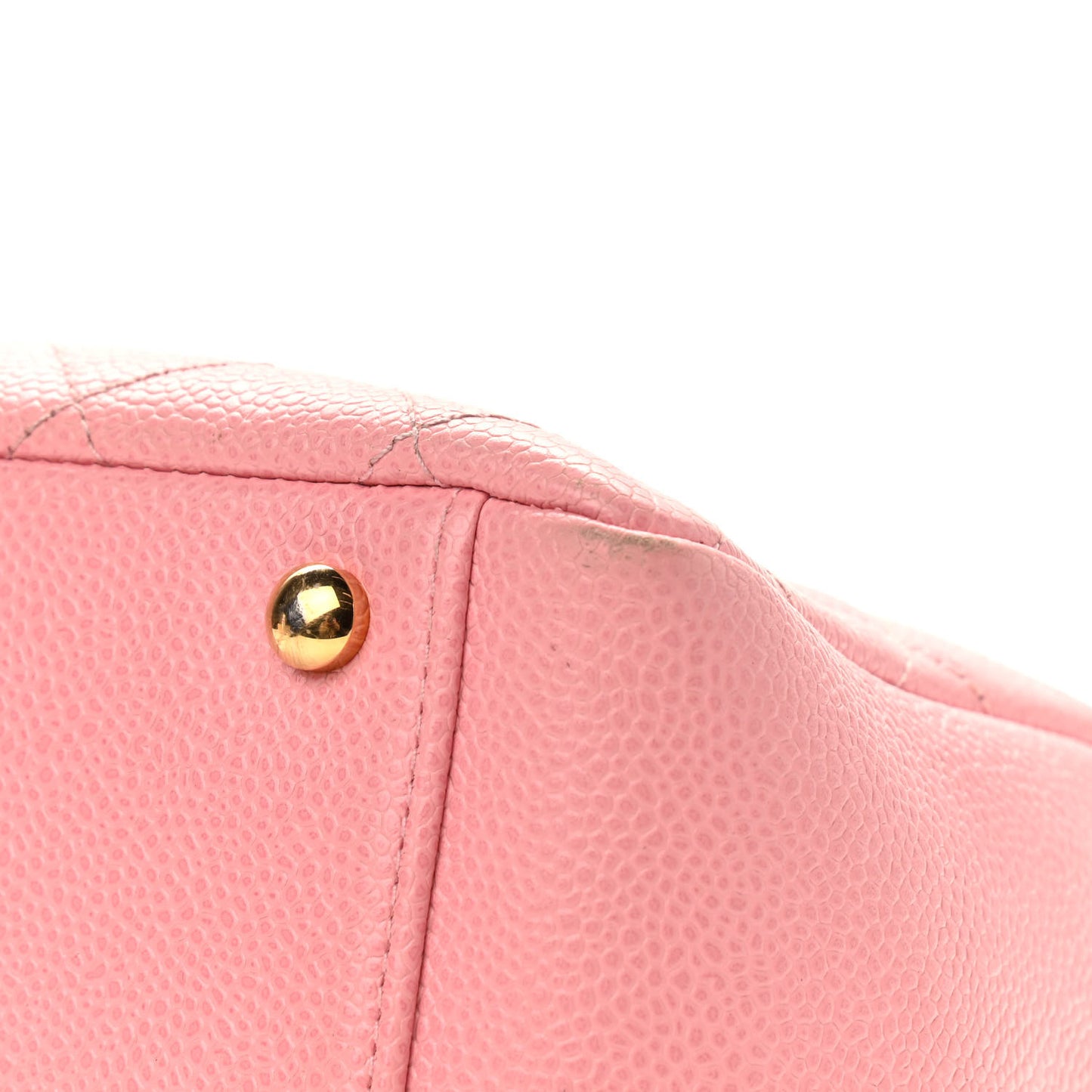 Caviar Quilted Petit Timeless Shopping Tote PTT Pink