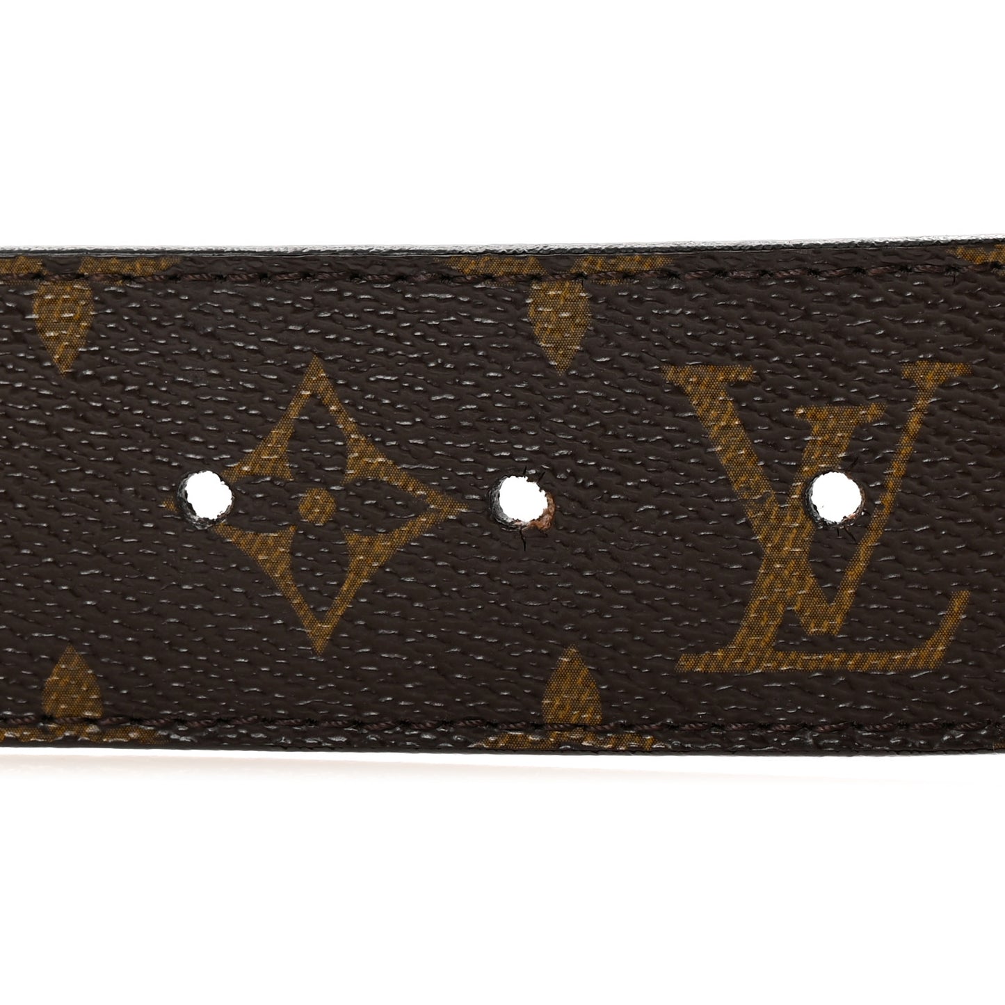 Calfskin Monogram 30mm LV Initiales Reversible Belt 80 32 Black