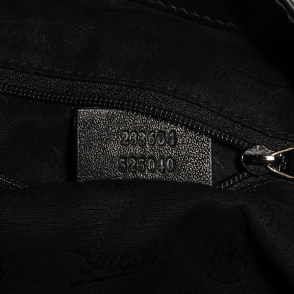 Gucci Guccissima New Ladies Web Large Hobo Black 6 of 6