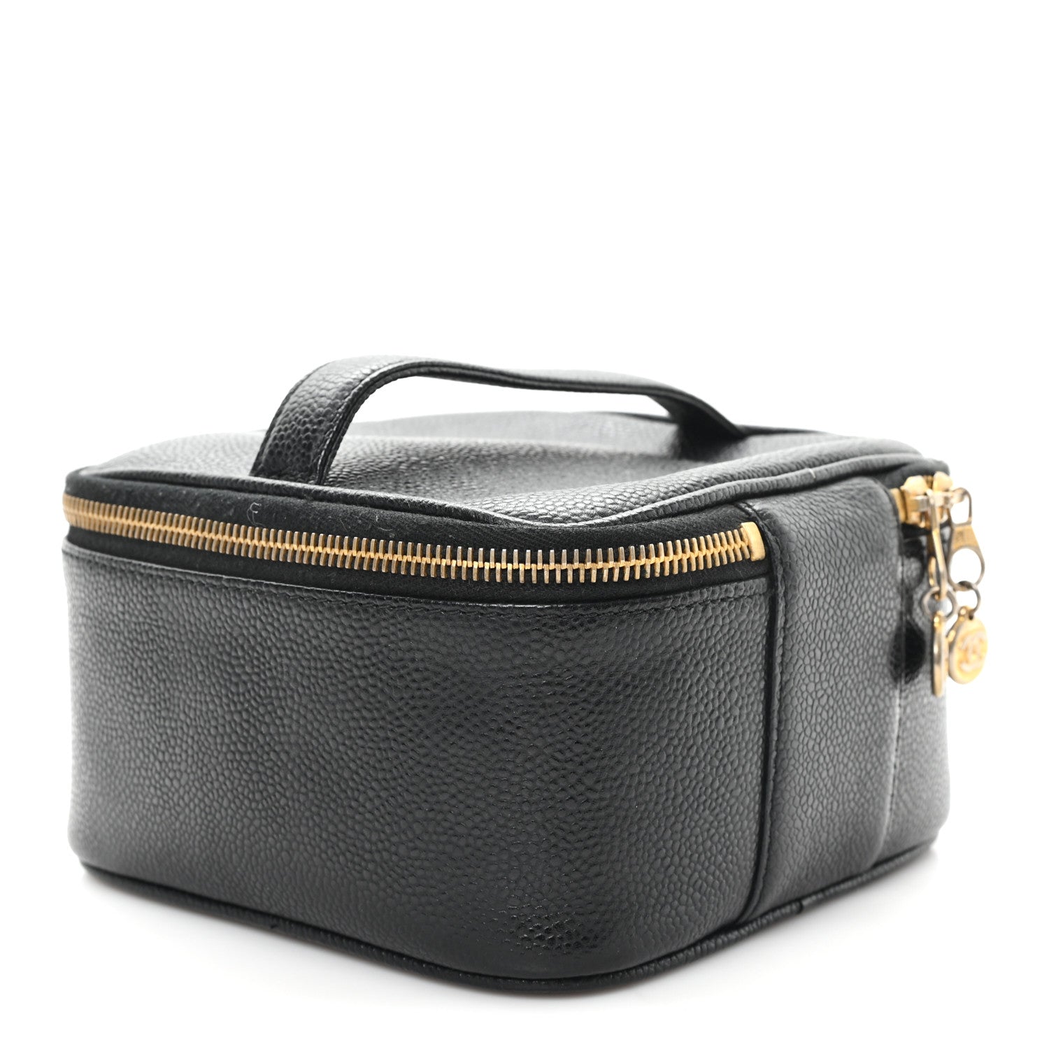 CHANEL コスメケース Chanel Caviar CC Vanity Cosmetic Case Black 1843569 – FASHIONPHILE