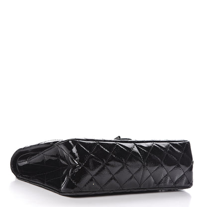 Chanel Distressed Patent Quilted 2.55 Reissue 226 Flap Black 4 of 14