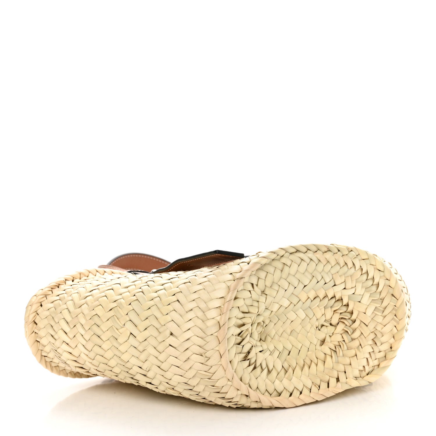 Loewe Raffia Small Basket Tote Bag Natural Tan 4 of 10