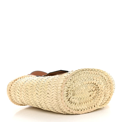 Loewe Raffia Small Basket Tote Bag Natural Tan 4 of 10