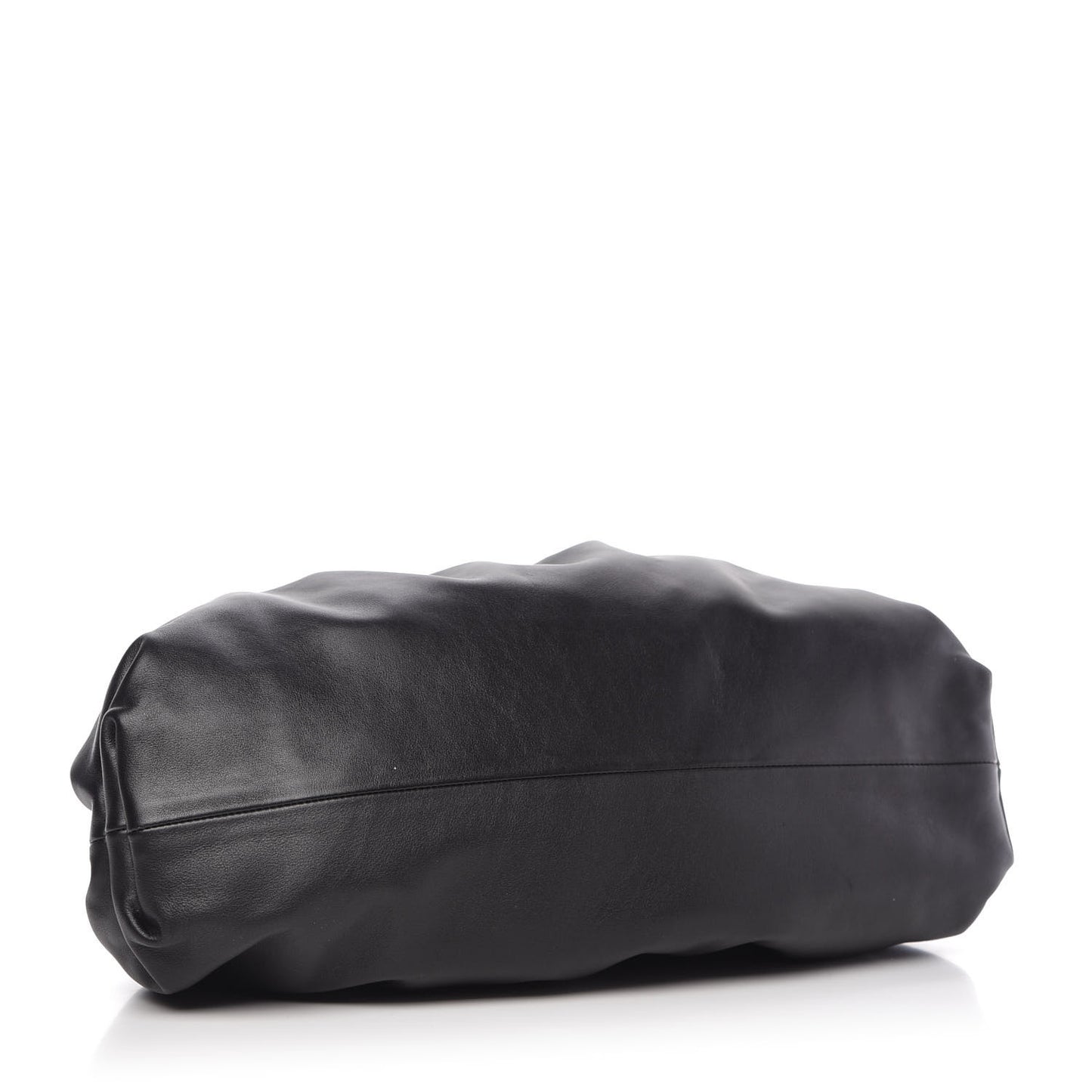 Smooth Butter Calf The Pouch Oversized Clutch Black
