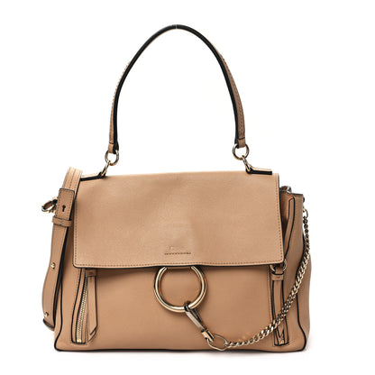 Chloe Calfskin Small Faye Day Shoulder Bag Blush Nude 1 of 13