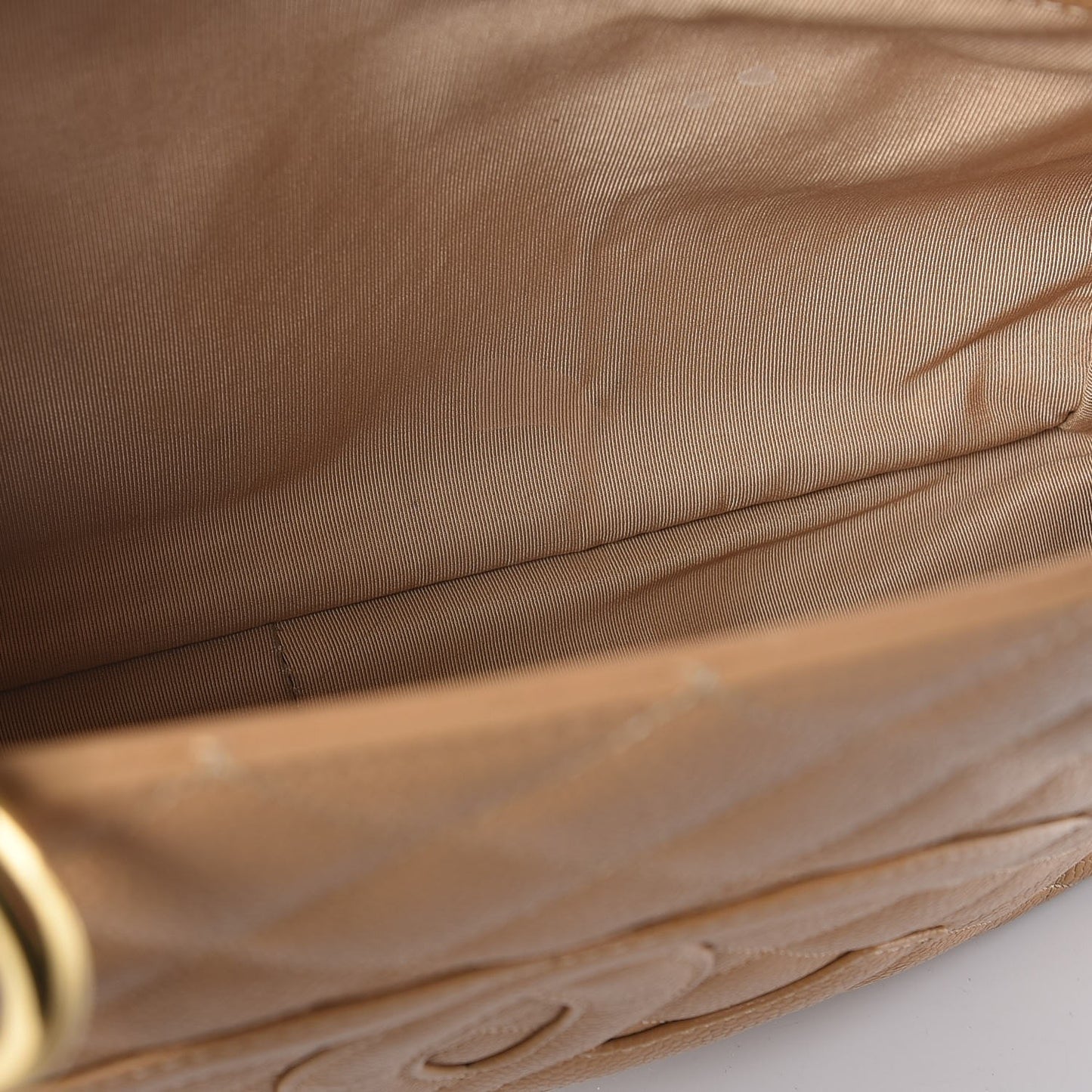 Caviar Quilted Grand Shopping Tote GST Beige
