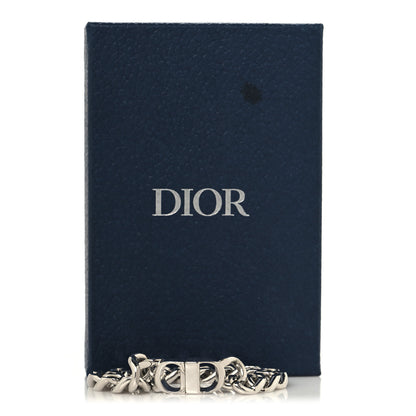 Christian Dior Brass CD Icon Chain Bracelet M Silver 5 of 5