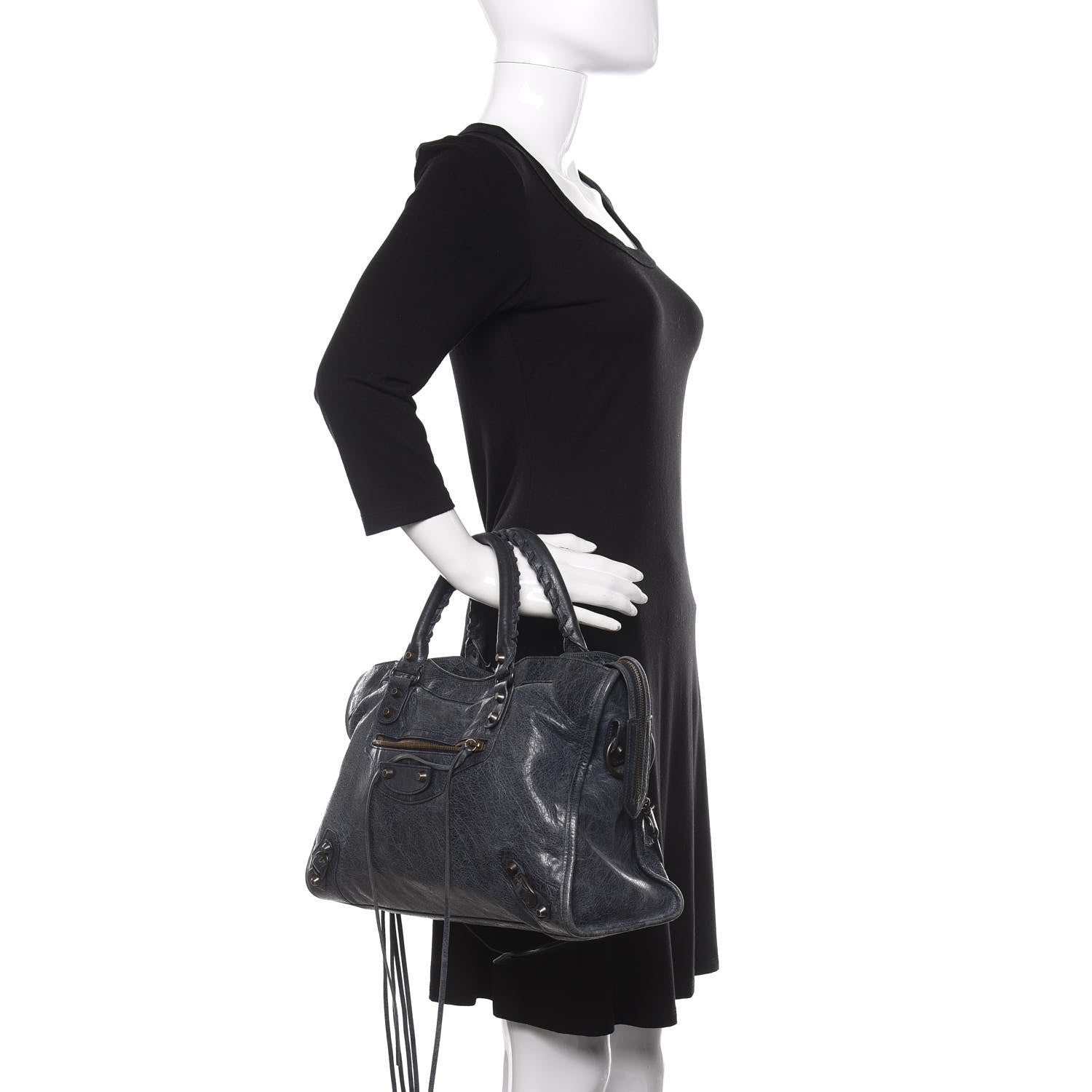 Balenciaga Agneau Classic Hardware City Dark Night 2 of 9
