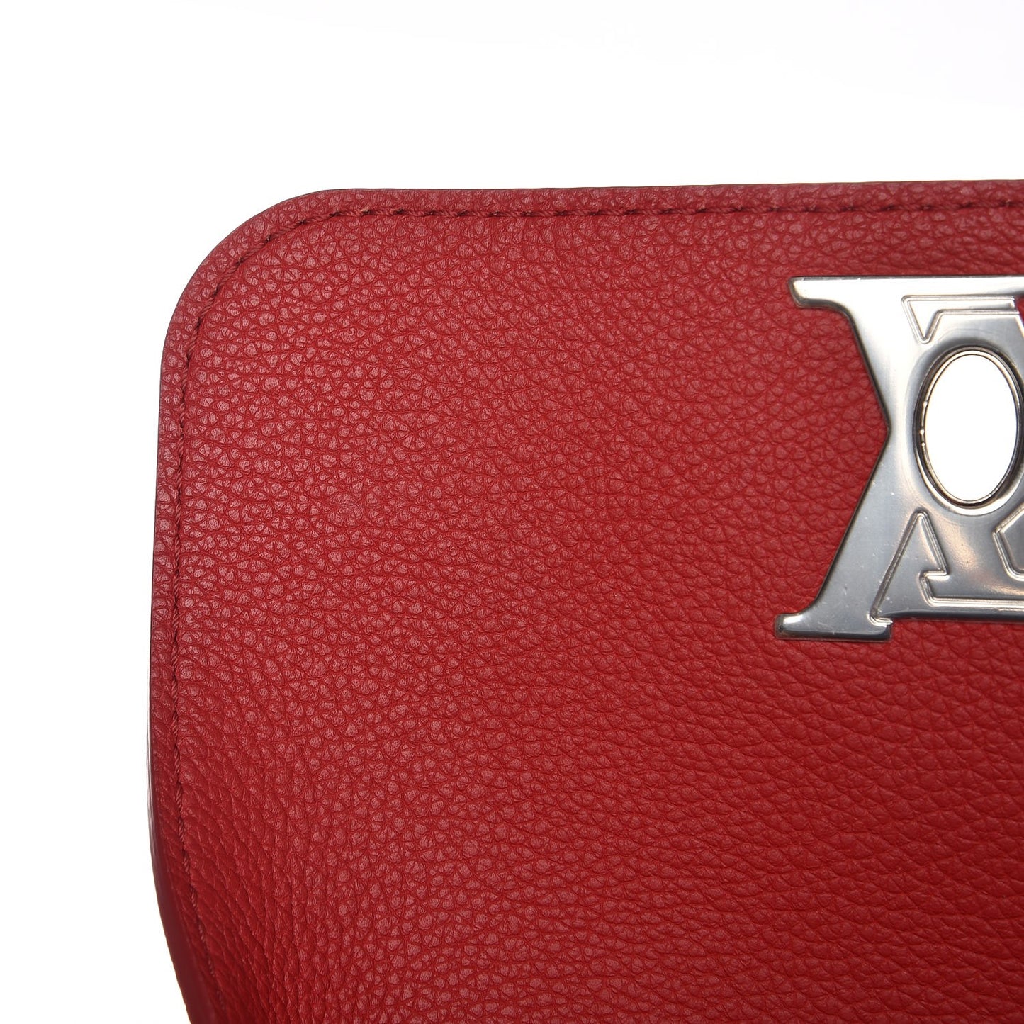 Soft Calfskin Lockme Backpack Rubis