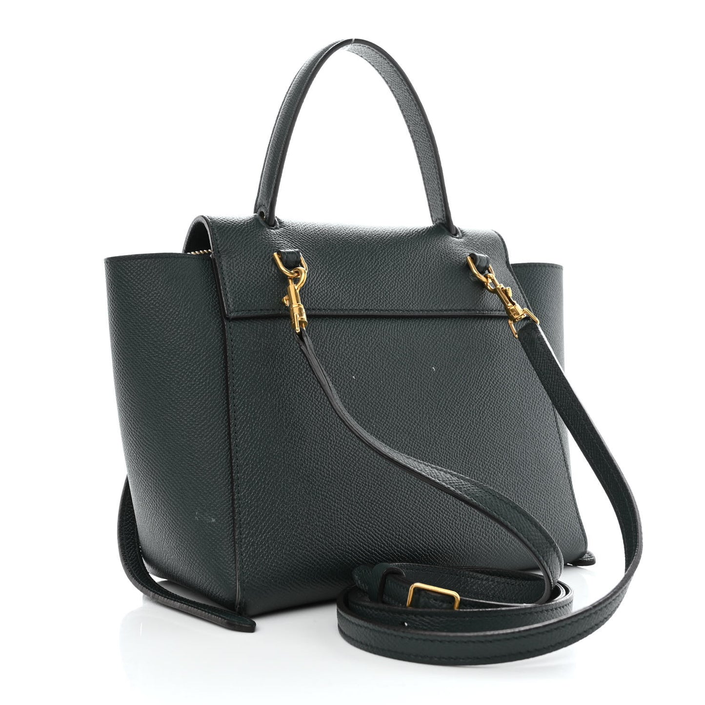 Grained Calfskin Pico Belt Bag Amazone