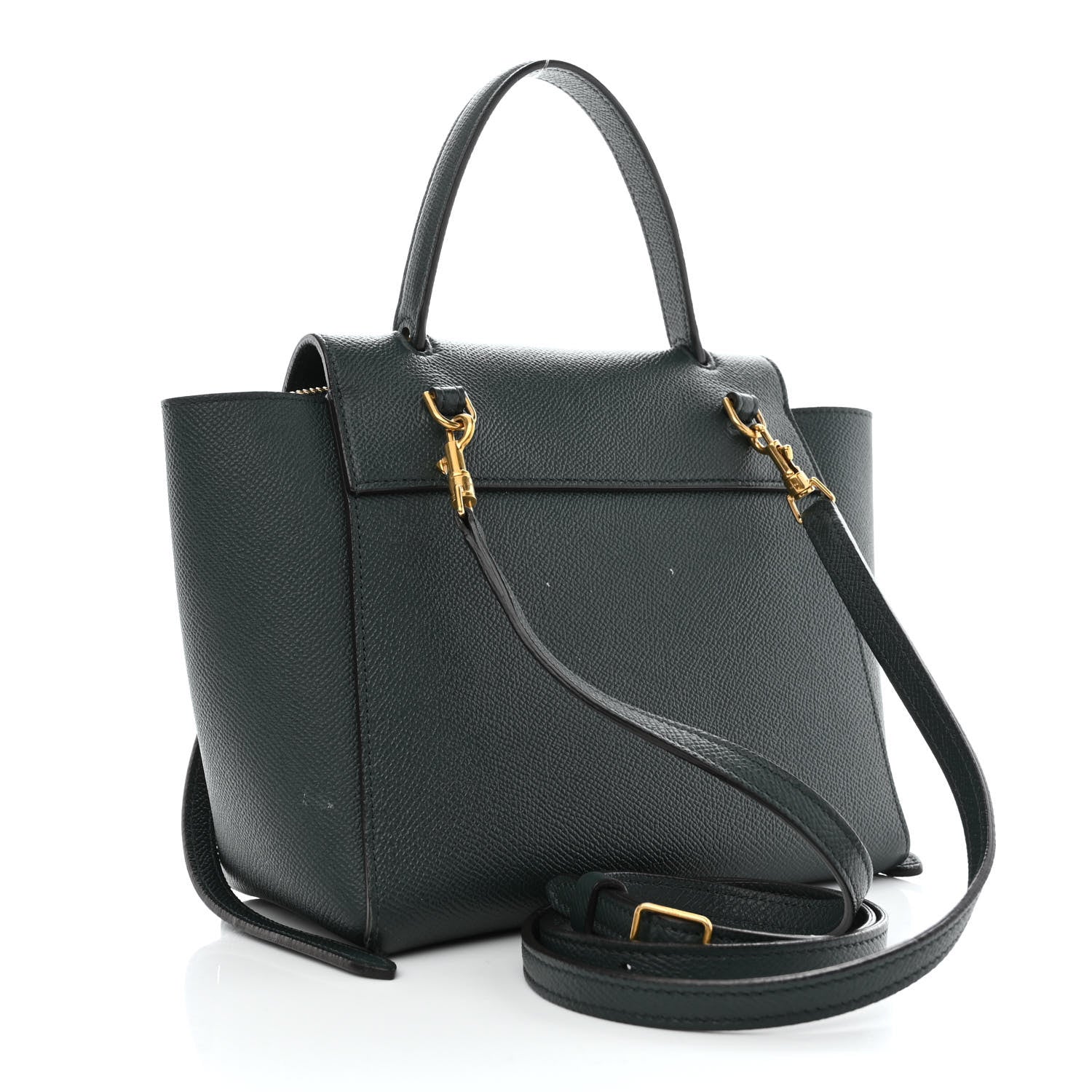 Celine Grained Calfskin Pico Belt Bag Amazone 3 of 8
