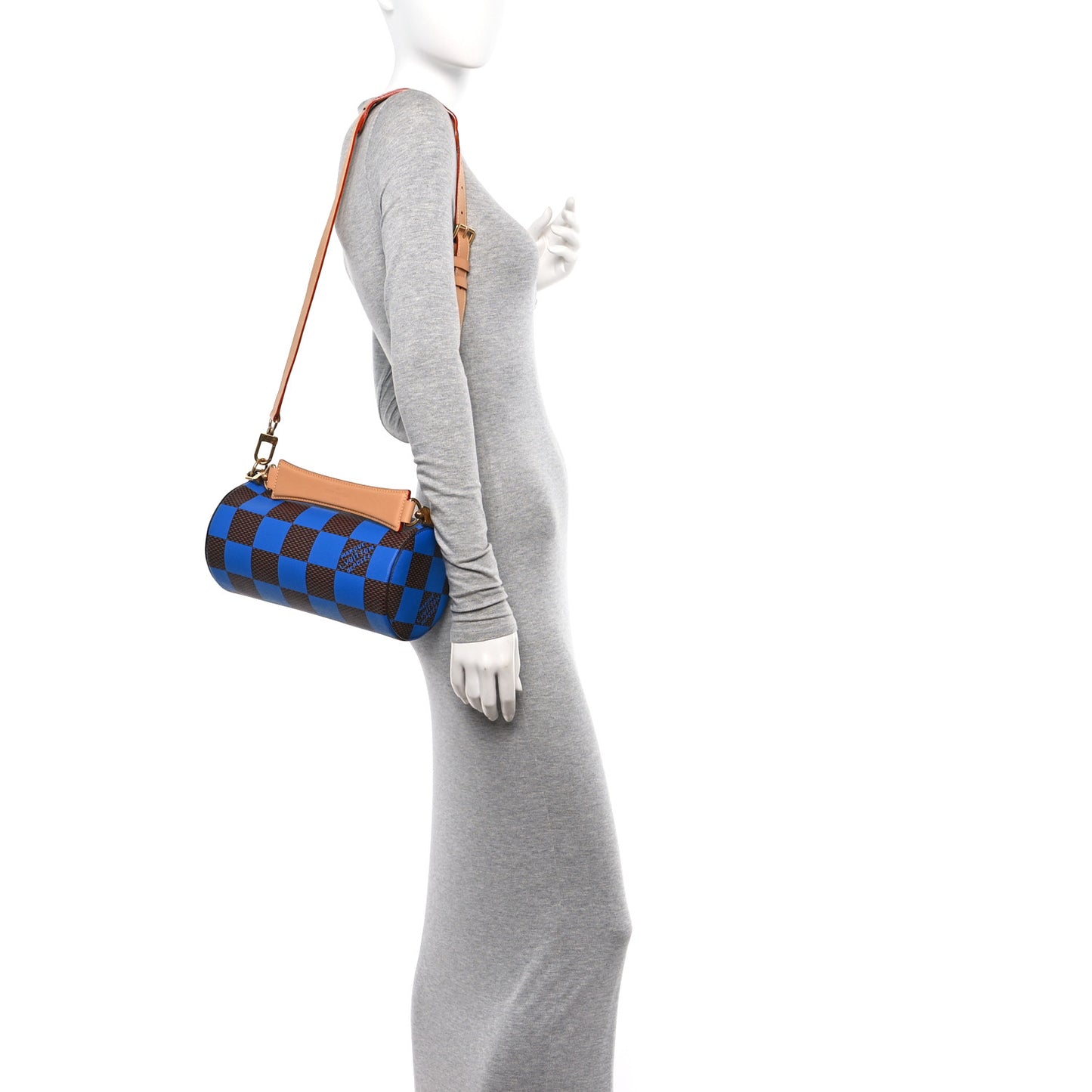 Damier Pop Soft Polochon PM Blue