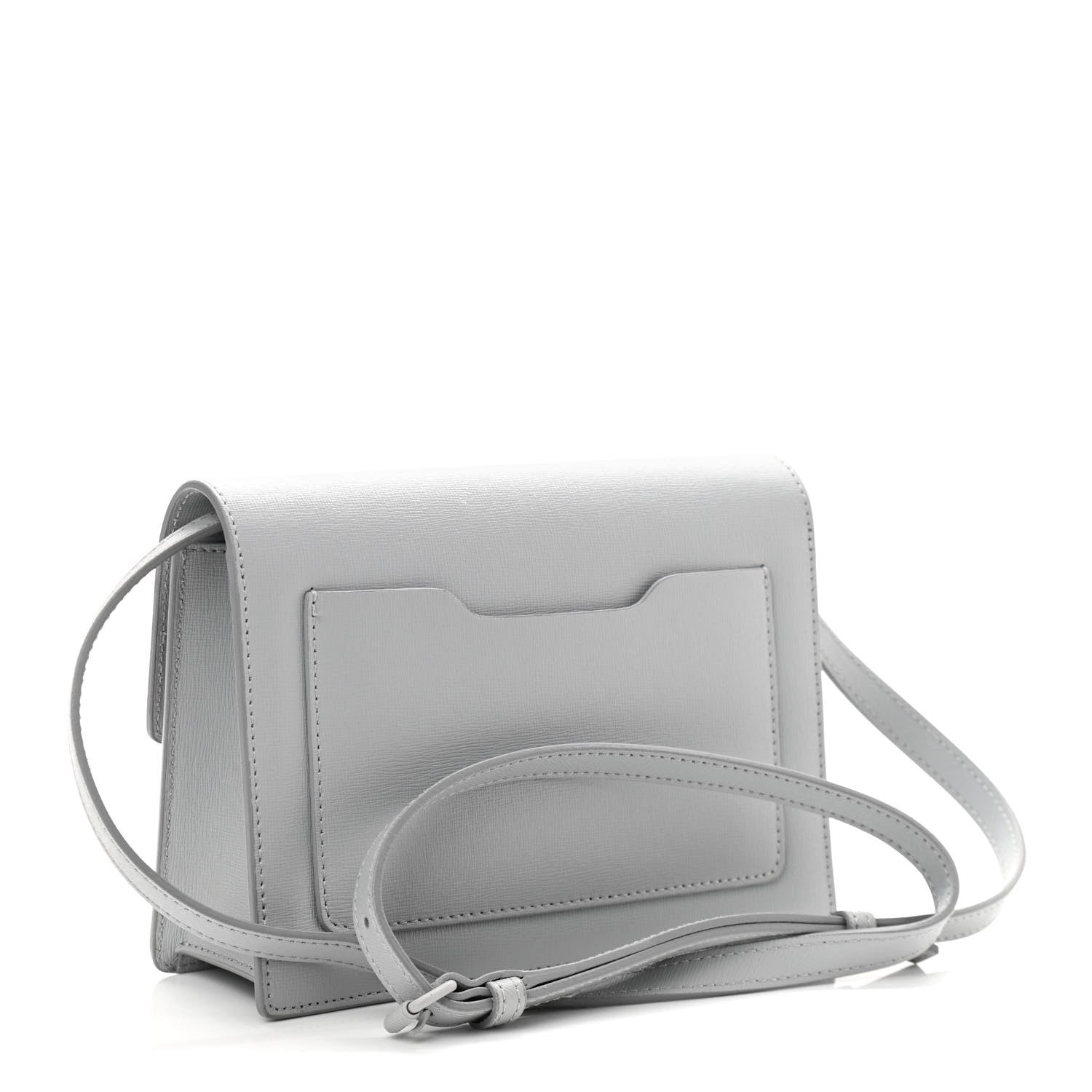 Off-White Saffiano Jitney 2.0 Crossbody Bag Grey 2 of 9