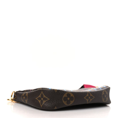 Louis Vuitton Monogram 2020 Christmas Animation Roller Coaster Mini Pochette Accessories Pivoine 4 of 9
