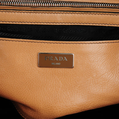 Prada Glace Calf Twin Pocket Tote Naturale 6 of 8