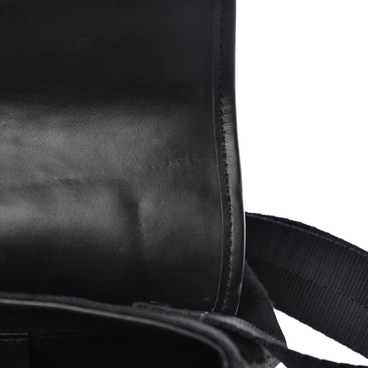 GG Monogram Web Flight Belt Bag Black