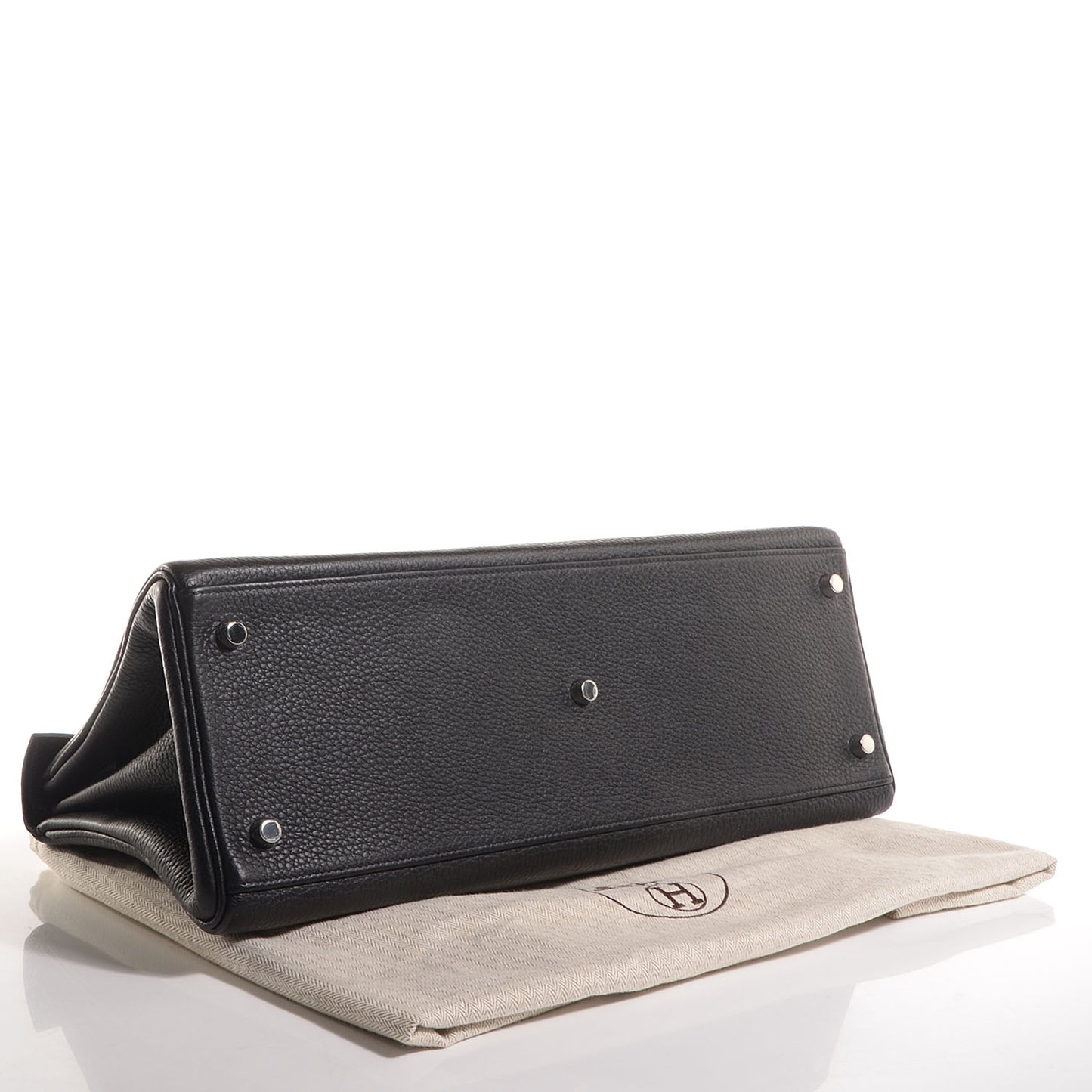 Taurillon Clemence Shoulder Kelly 40 Black