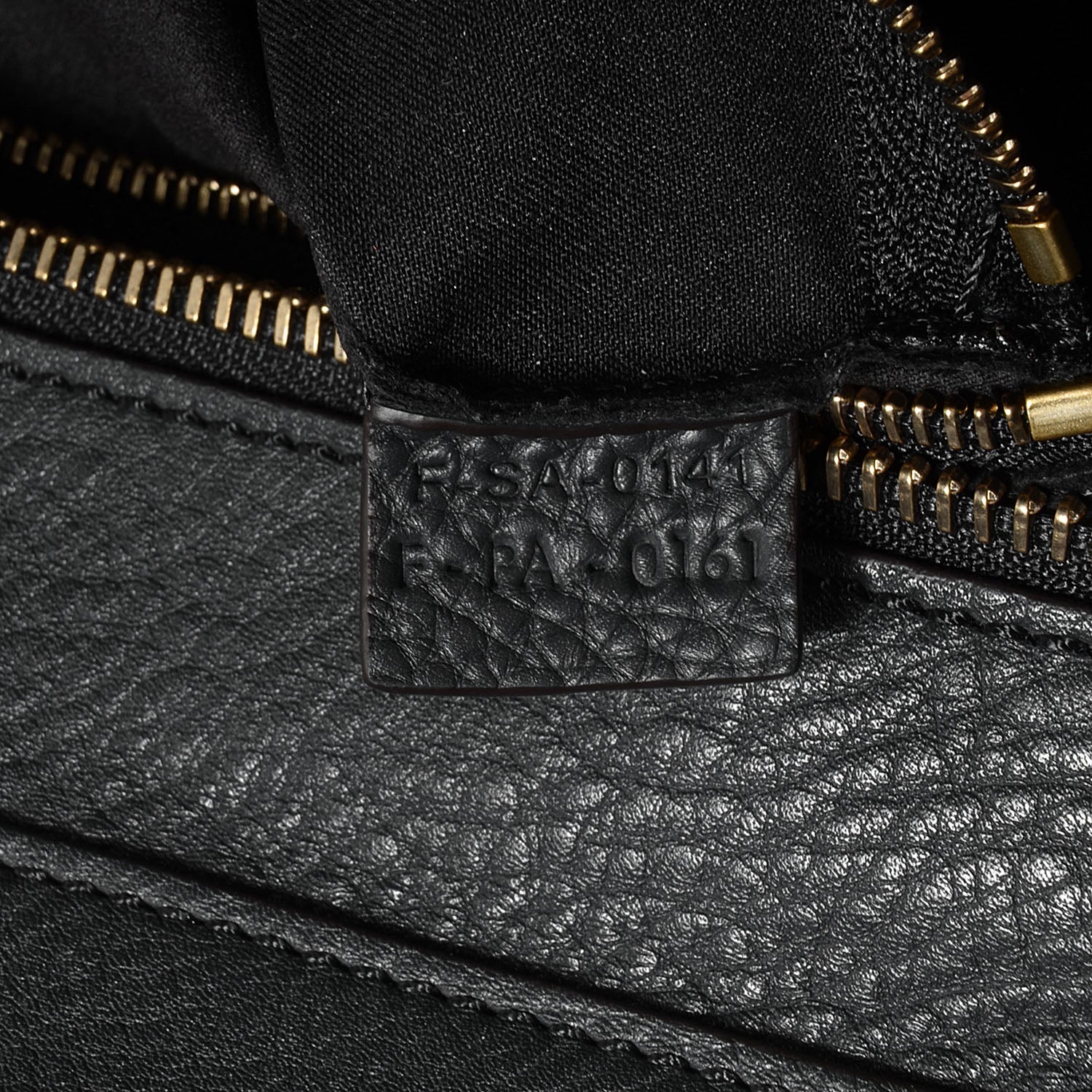 Celine Pebbled Leather Mini Luggage Bag Anthracite 7 of 9