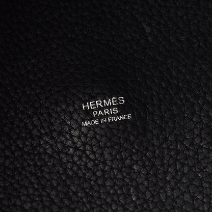 Hermes Taurillon Clemence Picotin Lock TGM Black 6 of 9