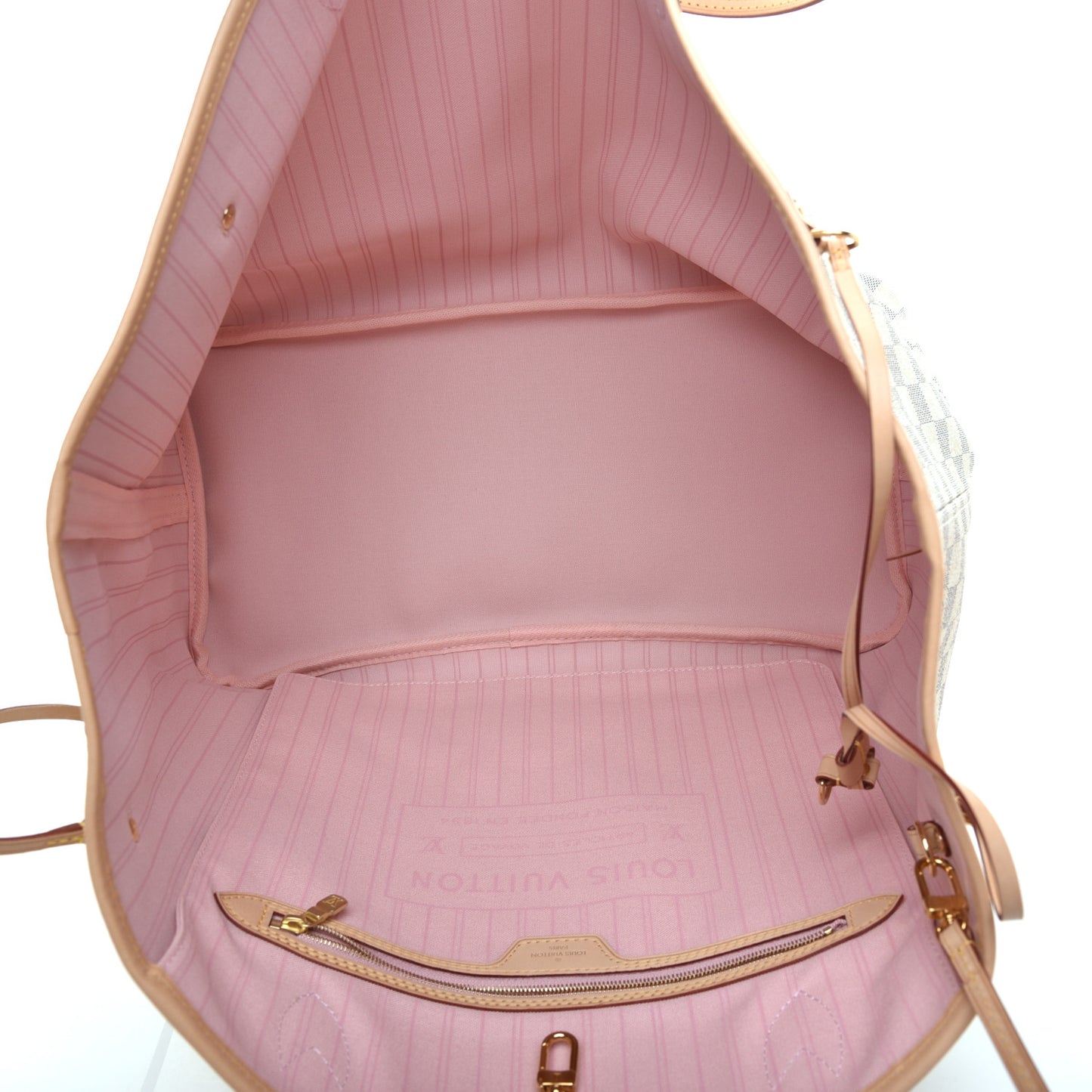 Damier Azur Neo Neverfull GM Rose Ballerine