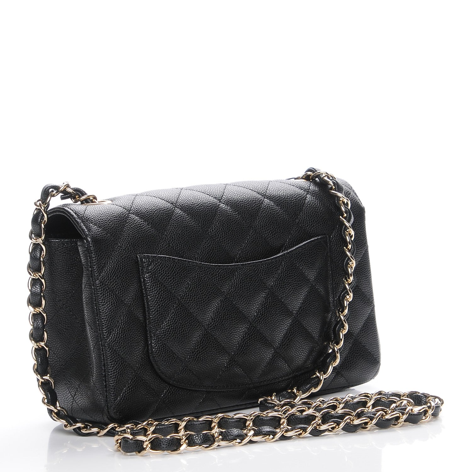 Chanel Caviar Quilted Mini Rectangular Flap Black 3 of 8