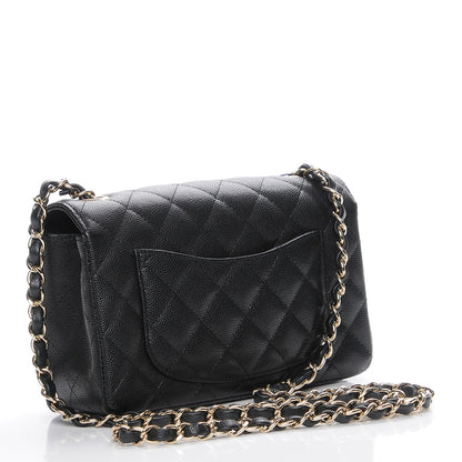 Chanel Caviar Quilted Mini Rectangular Flap Black 3 of 8