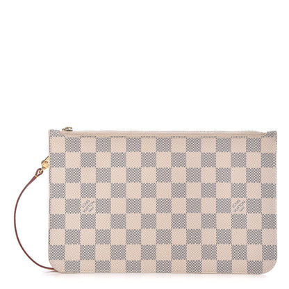 Louis Vuitton Damier Azur Neverfull MM GM Pochette 1 of 9