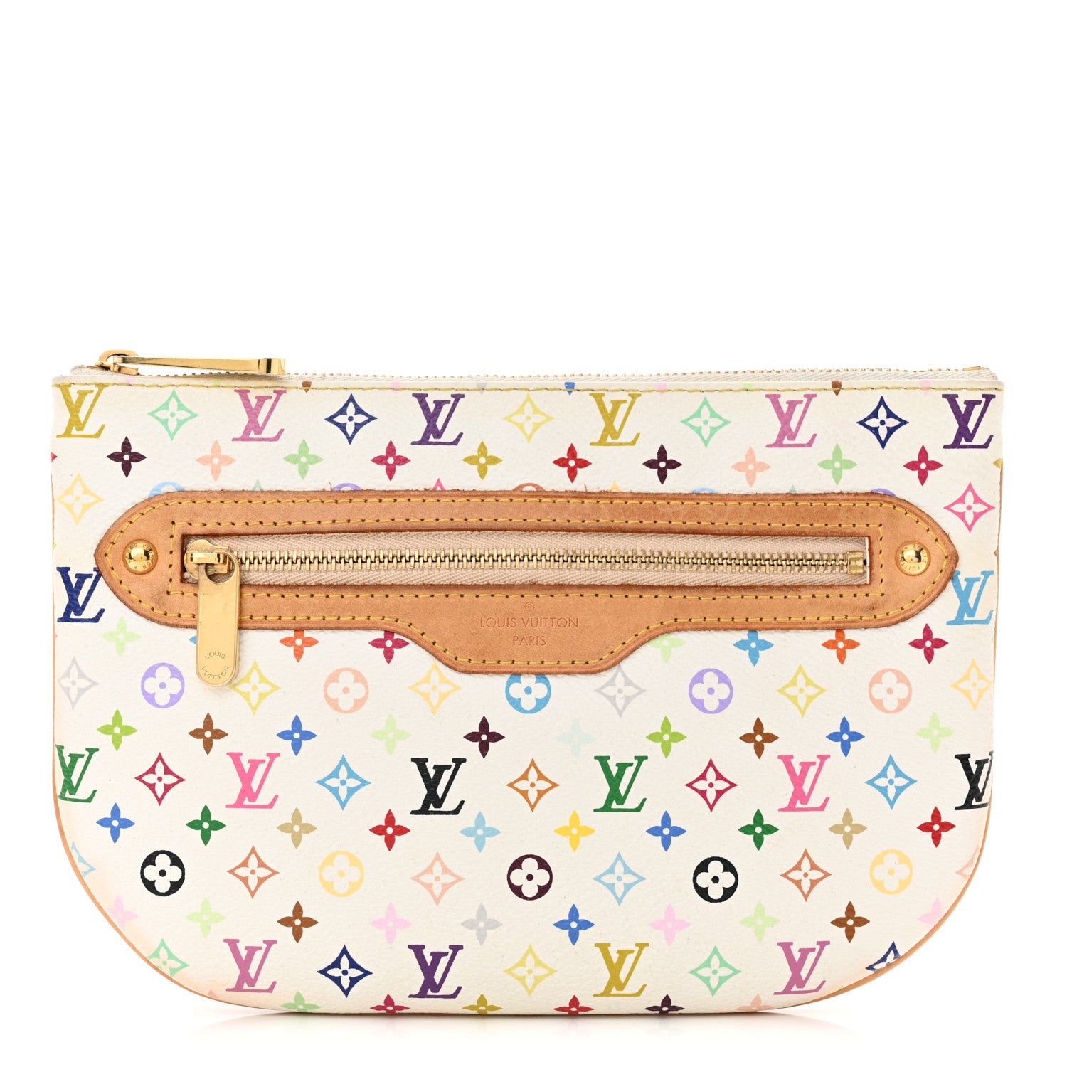 Louis Vuitton Monogram Multicolor Pochette Plate GM White 1 of 11