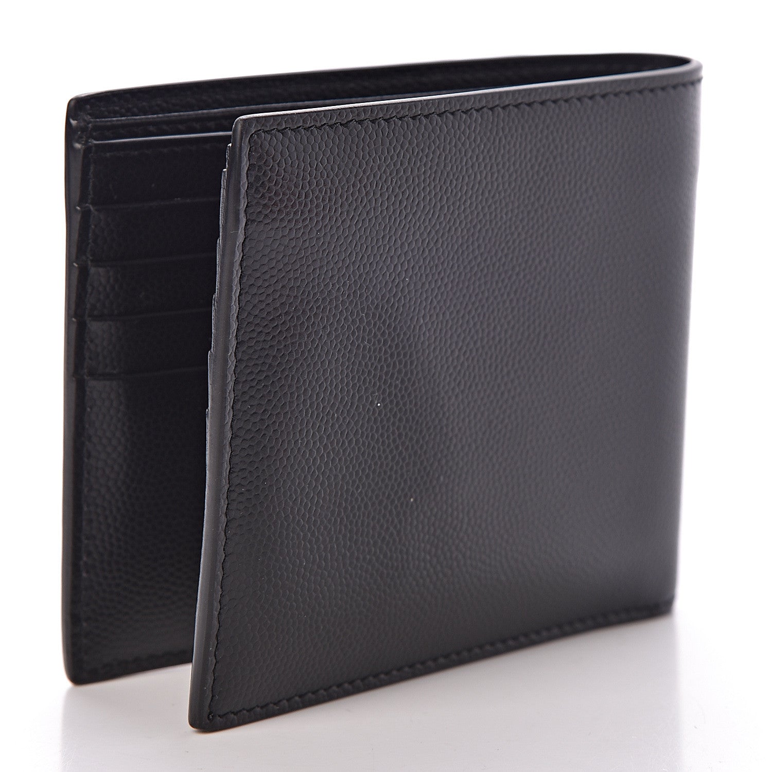 Saint Laurent Grain De Poudre Paris East West Wallet Black 3 of 7