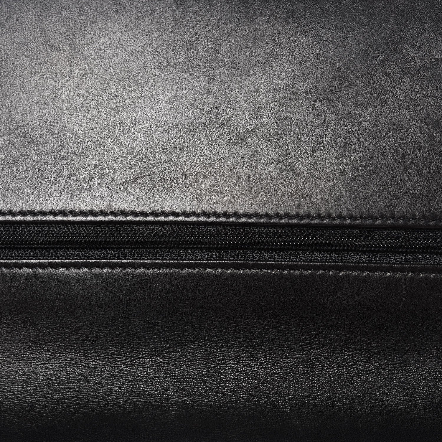 Chanel Lambskin Quilted Jumbo Double Flap Black 13 of 16