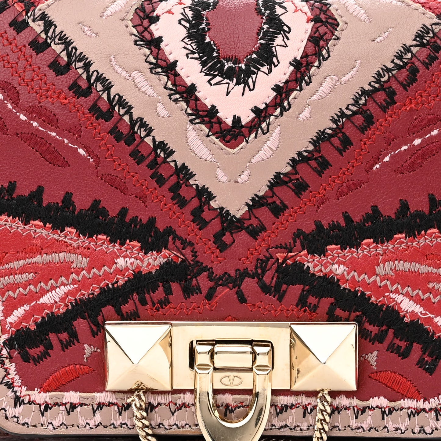 Calfskin Demilune Belt Bag Red