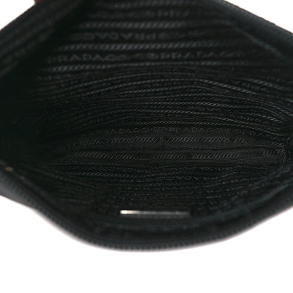 Prada Tessuto Nylon Saffiano Flat Messenger Bag Black 5 of 8