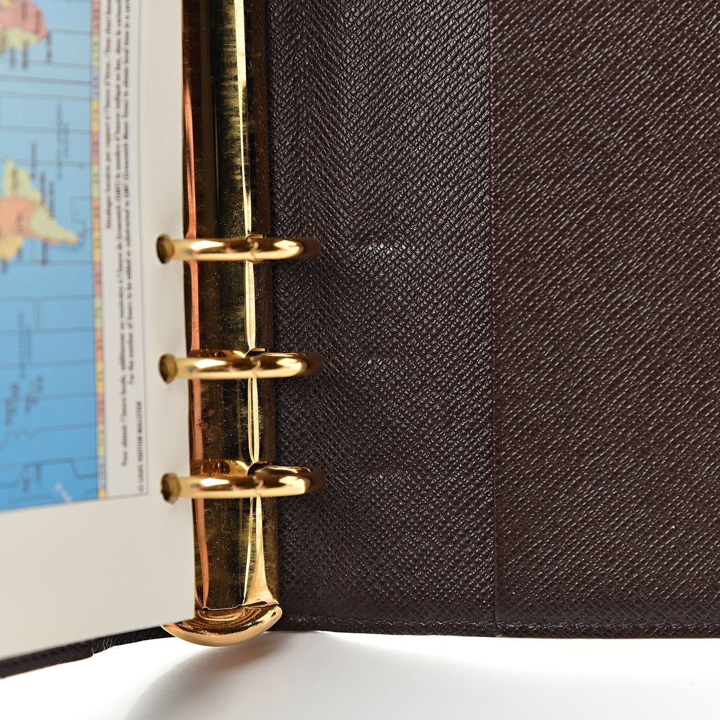 Damier Ebene Medium Ring Agenda Cover