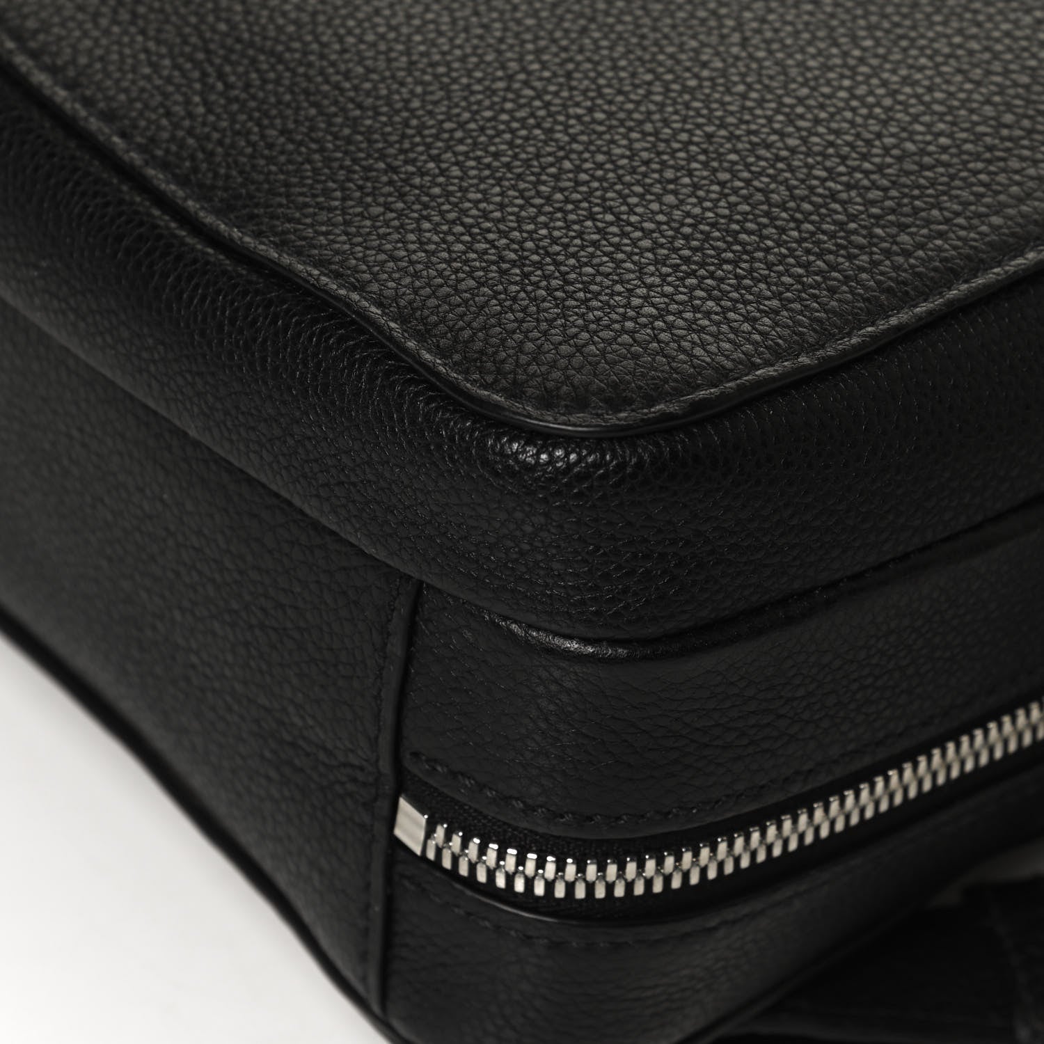 Prada Vitello Daino Briefcase Backpack Black 10 of 13