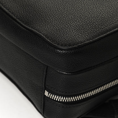 Prada Vitello Daino Briefcase Backpack Black 10 of 13