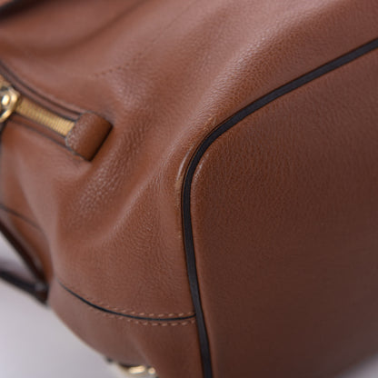 Chloe Suede Calfskin Small Faye Backpack Tobacco 10 of 12