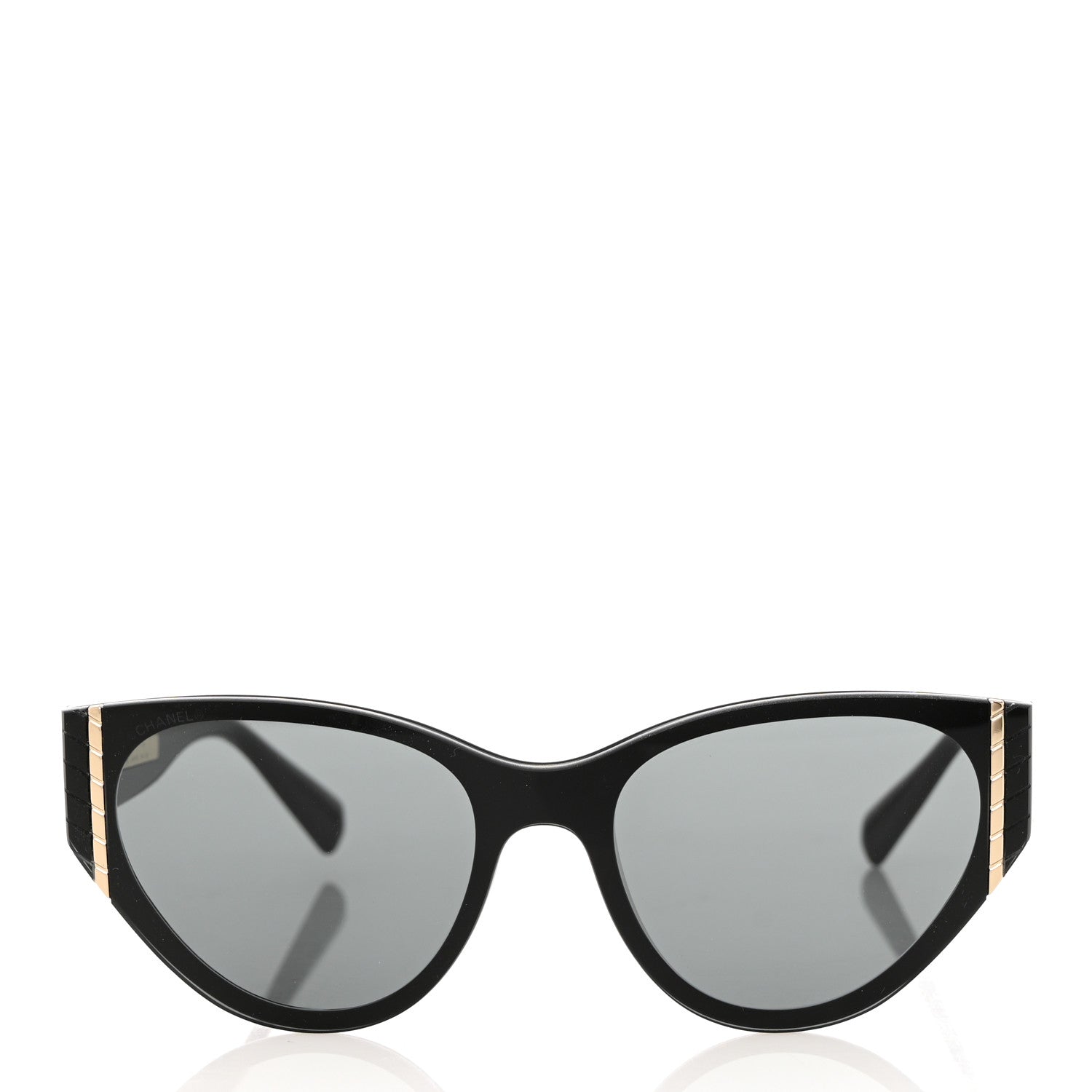 Chanel Acetate Cat Eye Sunglasses 6054 Black 2 of 7