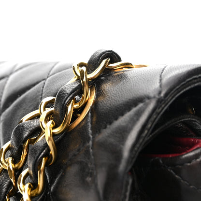 Chanel Lambskin Quilted Small Double Flap Black 14 of 16