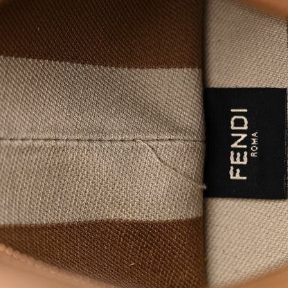 Fendi Fabric Calfskin FF Mini Roll Tote Beige Sand 12 of 12