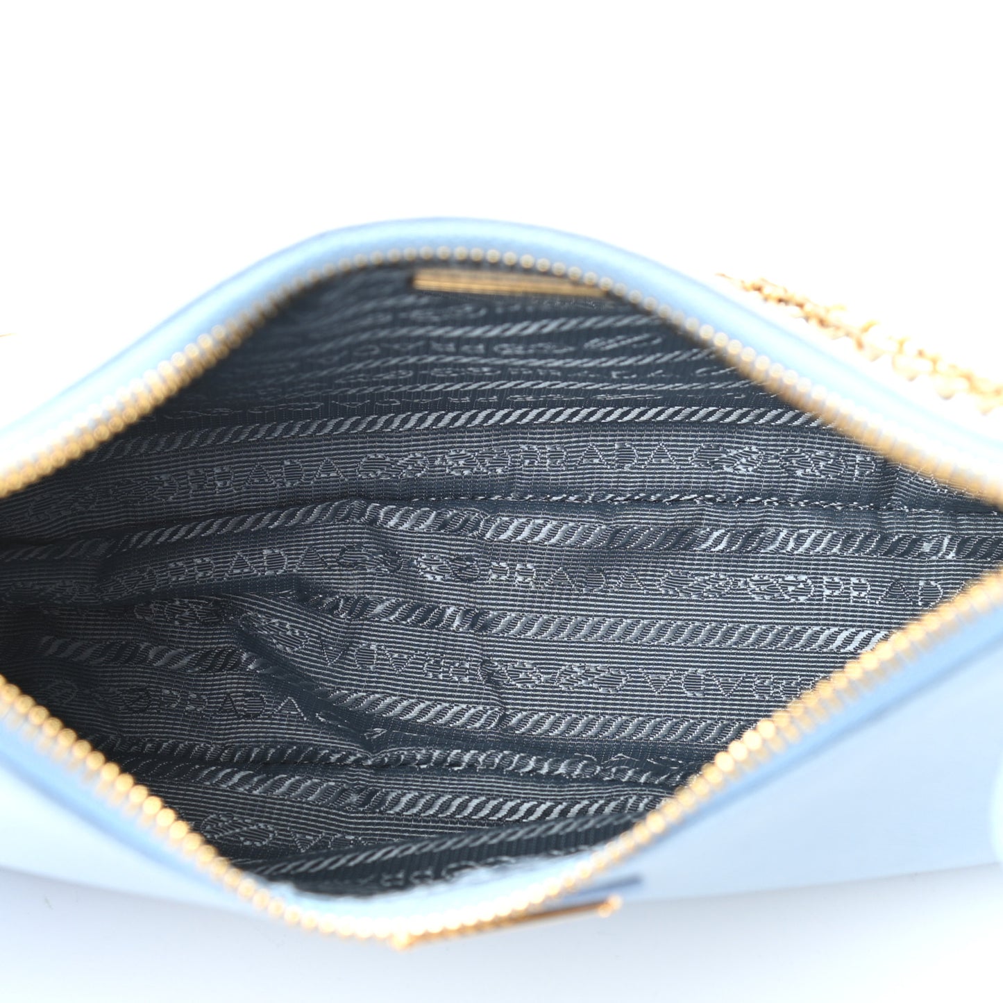 Saffiano Re-Edition 2005 Shoulder Bag Celeste